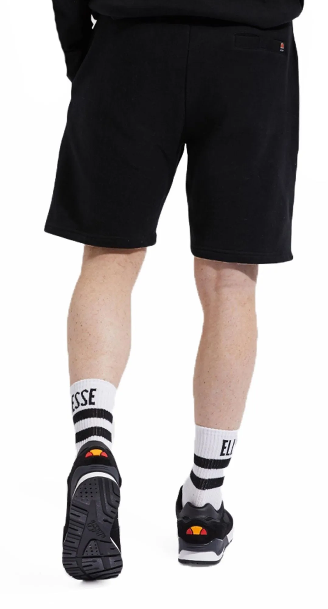 Black Ellesse Bossini Jog Shorts