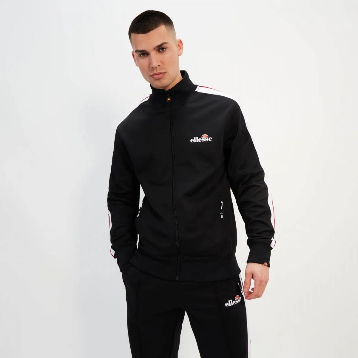 Black Ellesse Giandoso Track Jacket