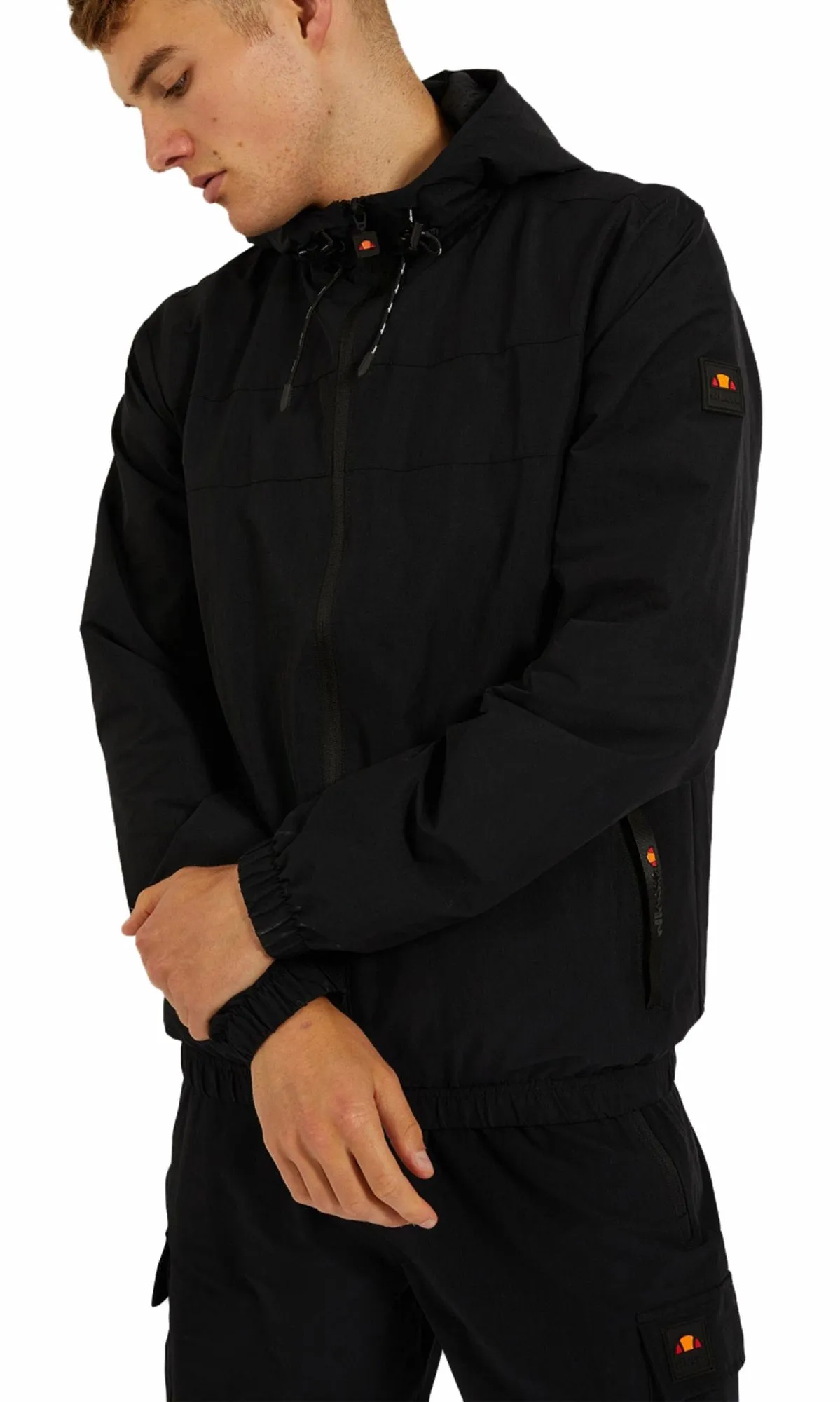 Ellesse Black Marinio Anorak Jacket