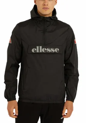 Ellesse Men's Acera Hooded Cagoule Jacket in Black