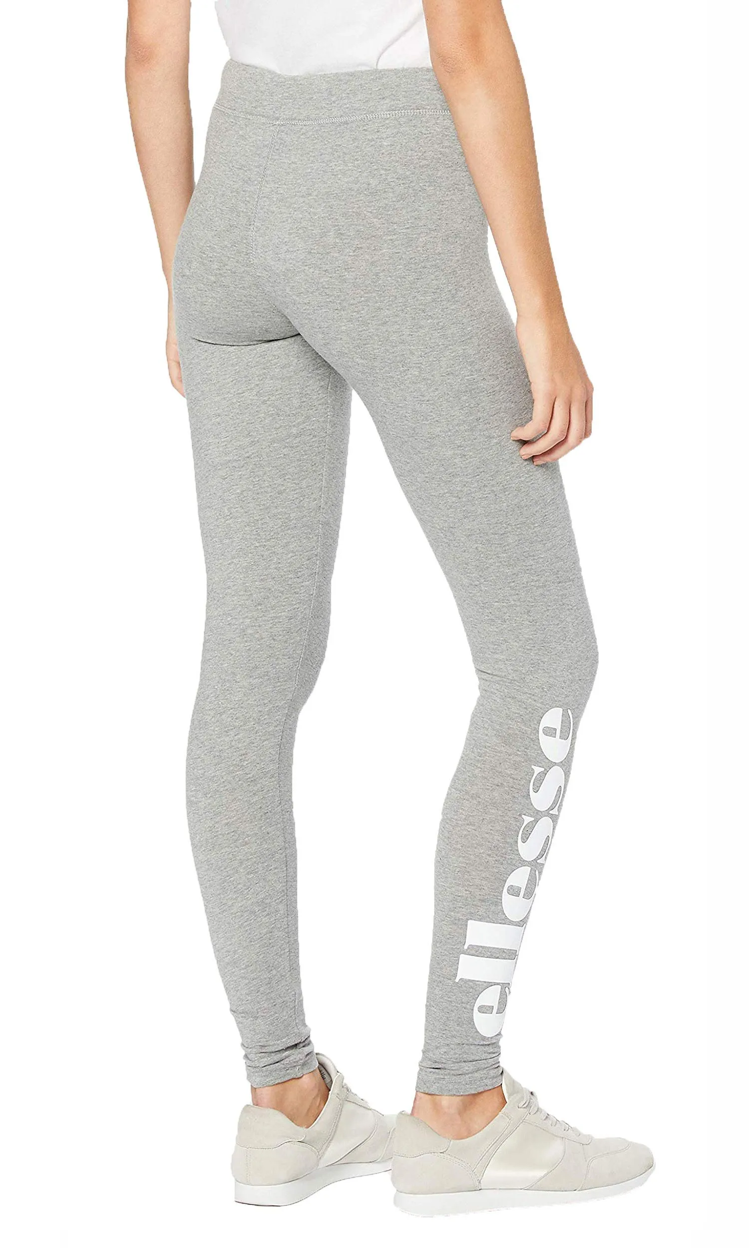 Ellesse Women's Grey Marl Solos Leggings Pants