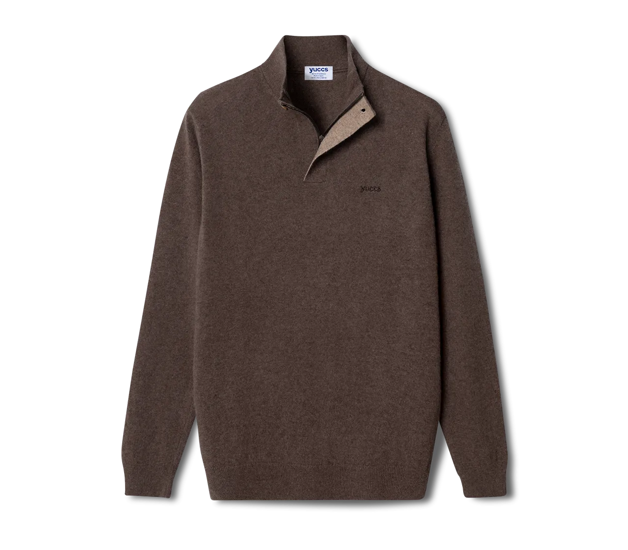 Extra fine merino wool men's zip sweater - Shop Now