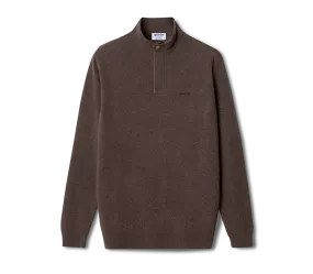 Extra fine merino wool men's zip sweater - Shop Now