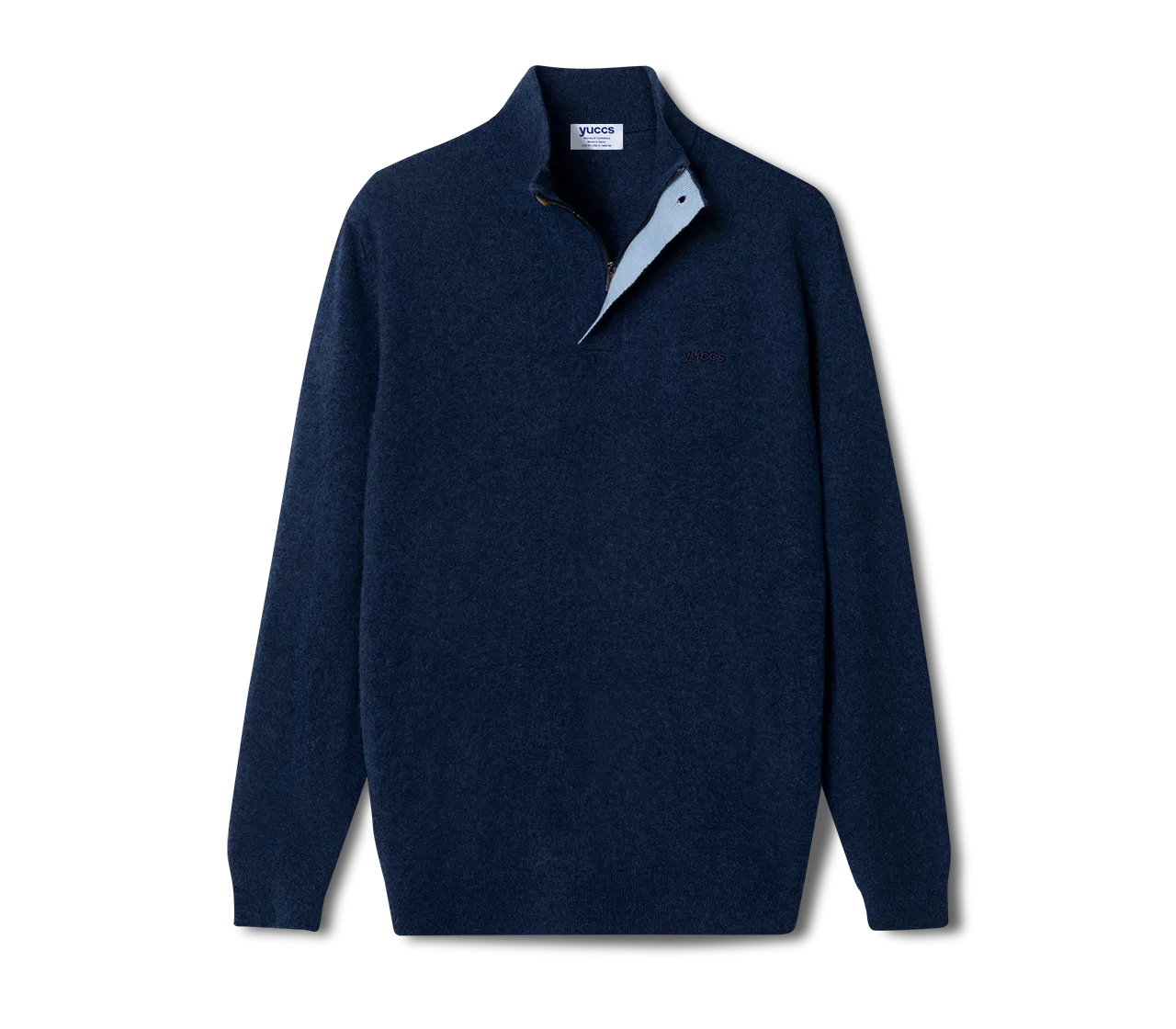 Extra fine merino wool men's zip sweater - Shop Now