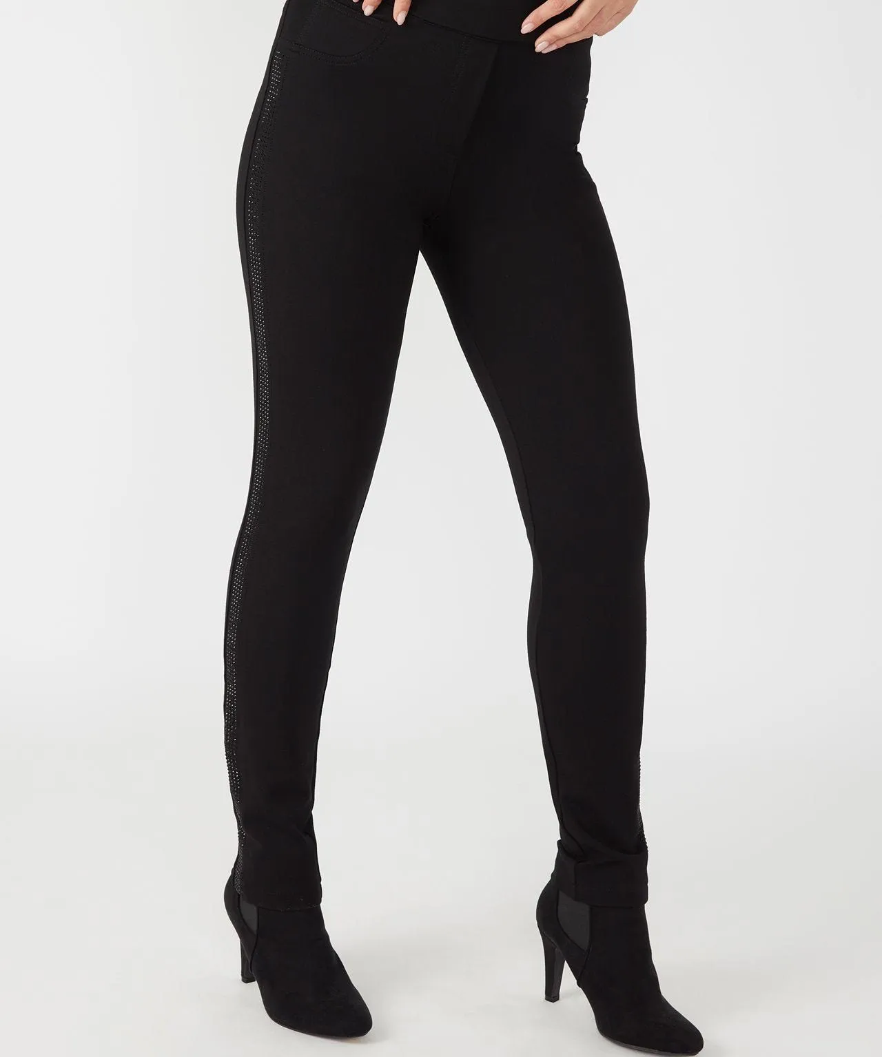 Women's Sparkle Detail Ponte Leggings at First Avenue Store