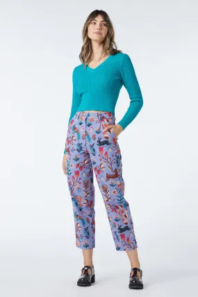 Folk Style Casual Trousers