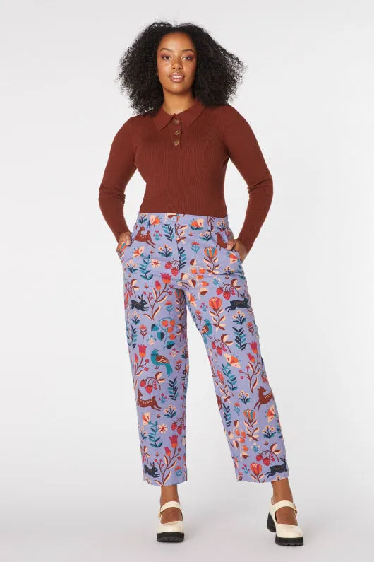 Folk Style Casual Trousers