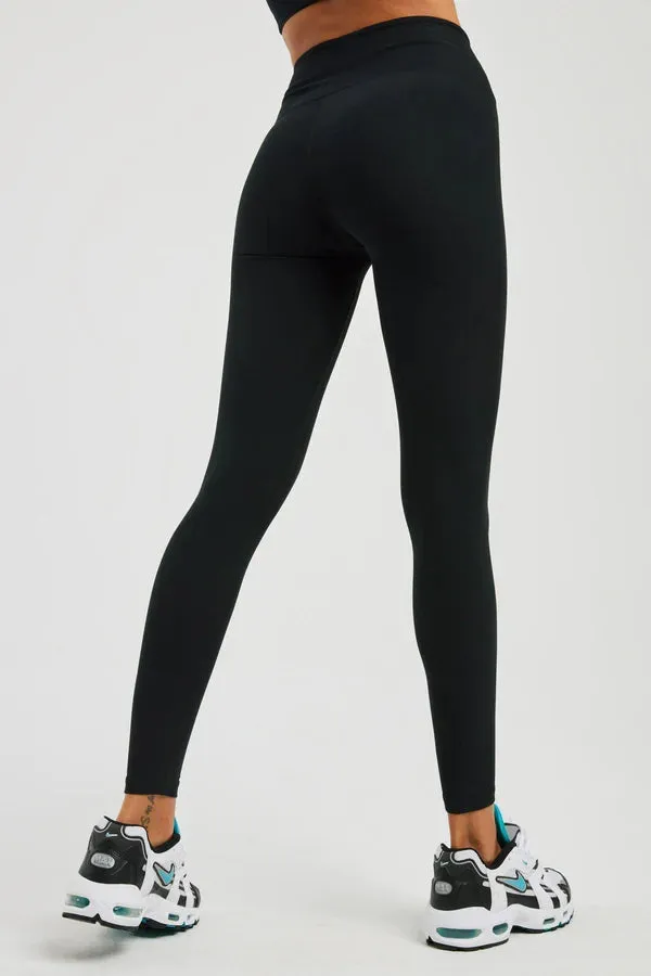 Football Leggings with Ribbed Design