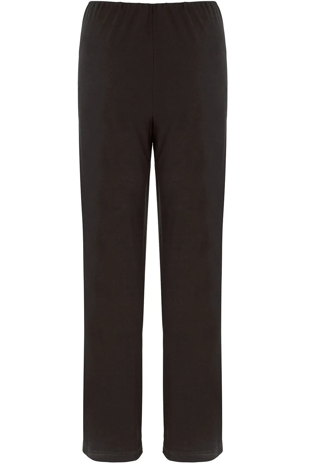 Formal Wide Leg Pull-On Trousers