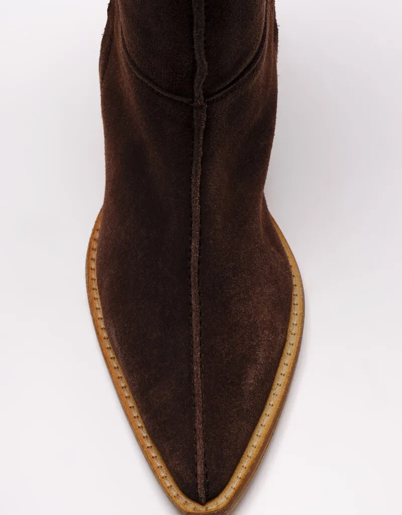 Free People Low Sway Slouch Boots - Fudgesicle