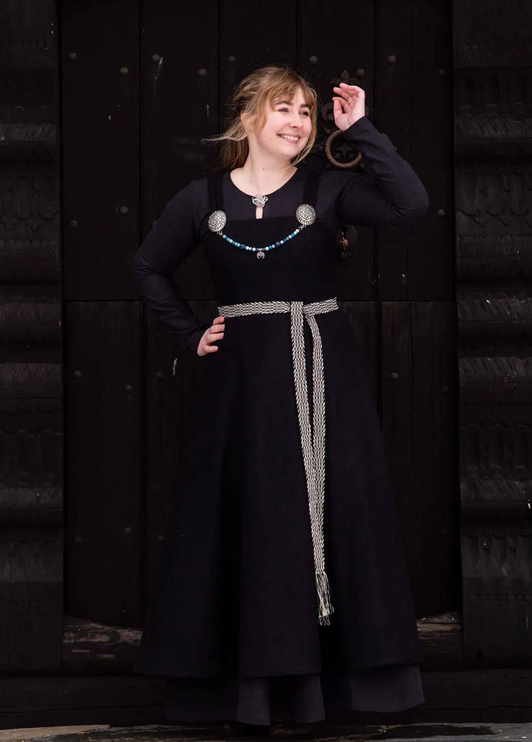 Fryd Viking Apron Dress can be rewritten as Historical Scandinavian Viking Dress.