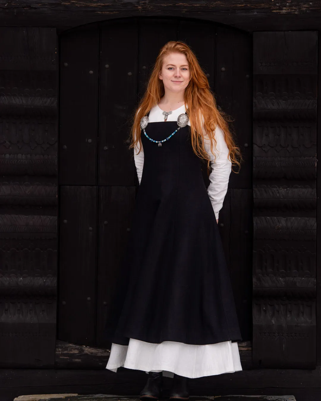 Fryd Viking Apron Dress can be rewritten as Historical Scandinavian Viking Dress.