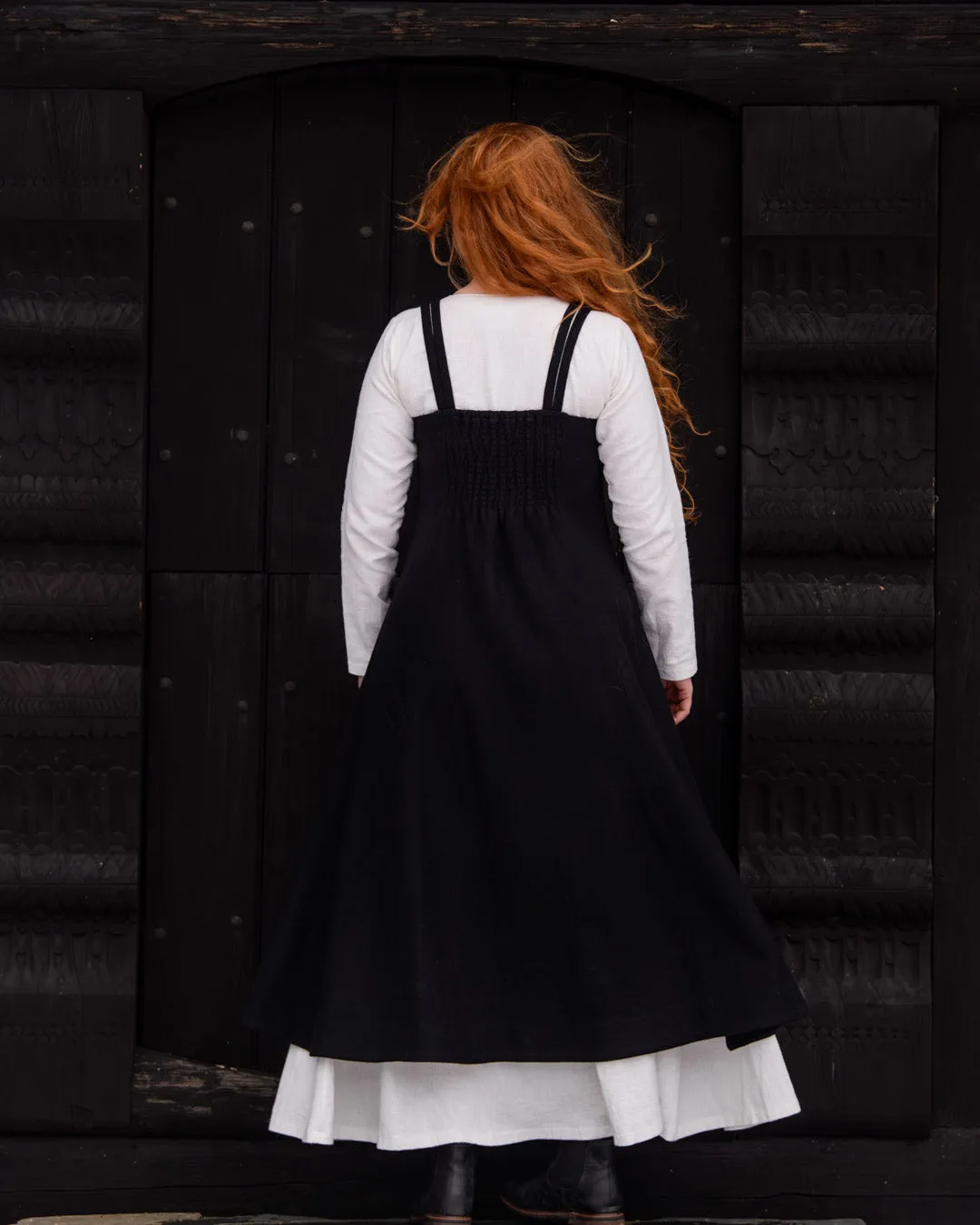 Fryd Viking Apron Dress can be rewritten as Historical Scandinavian Viking Dress.