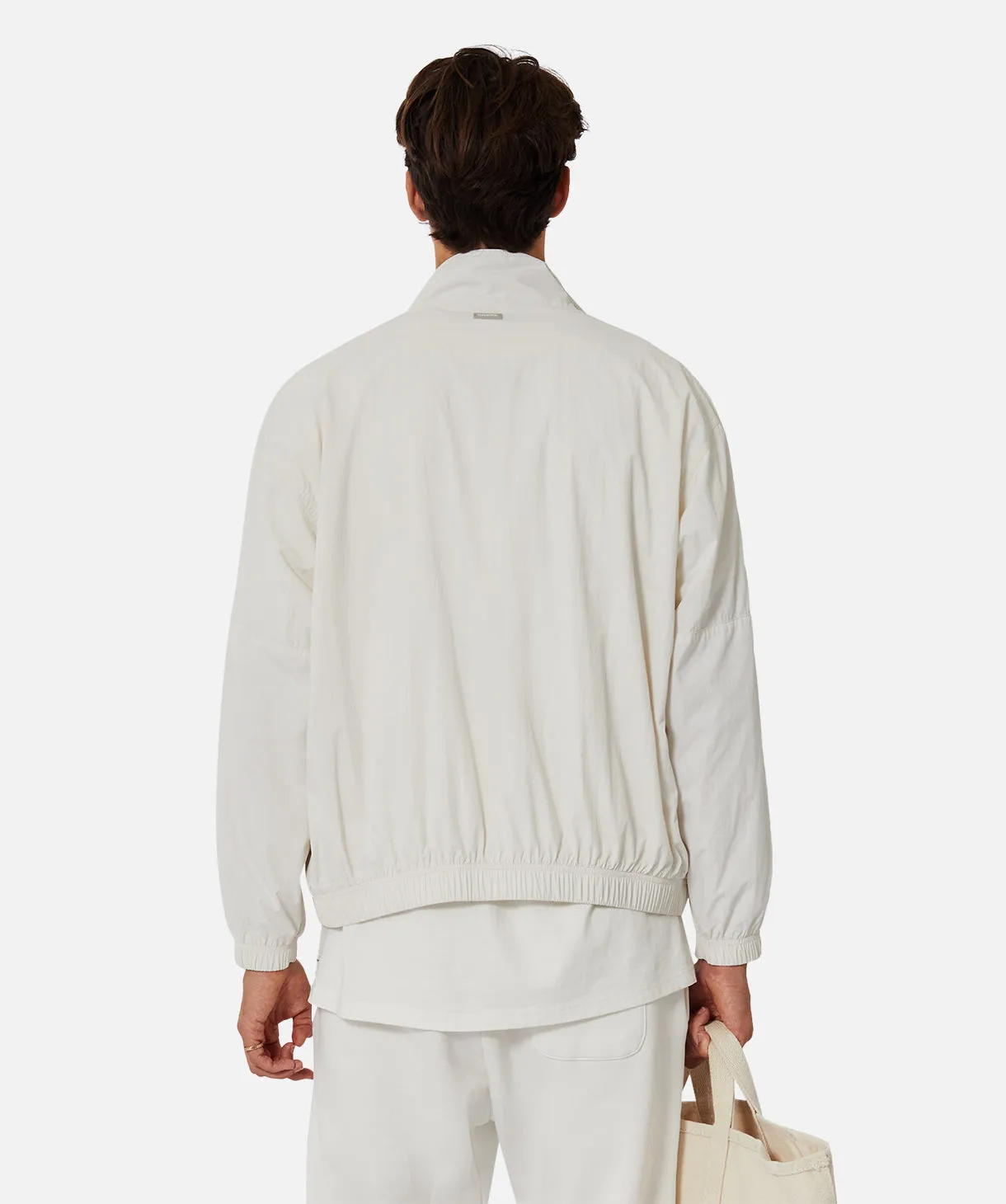 Fulton Lightweight Windbreaker Jacket in Crème - Shop Now