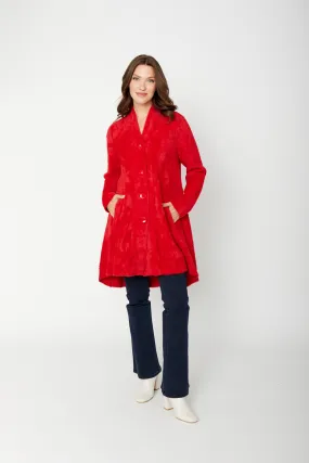 Fuzzy Shawl Coat Style 234906