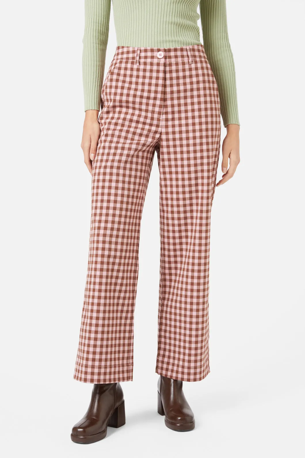 Gelati Gingham Print Pant