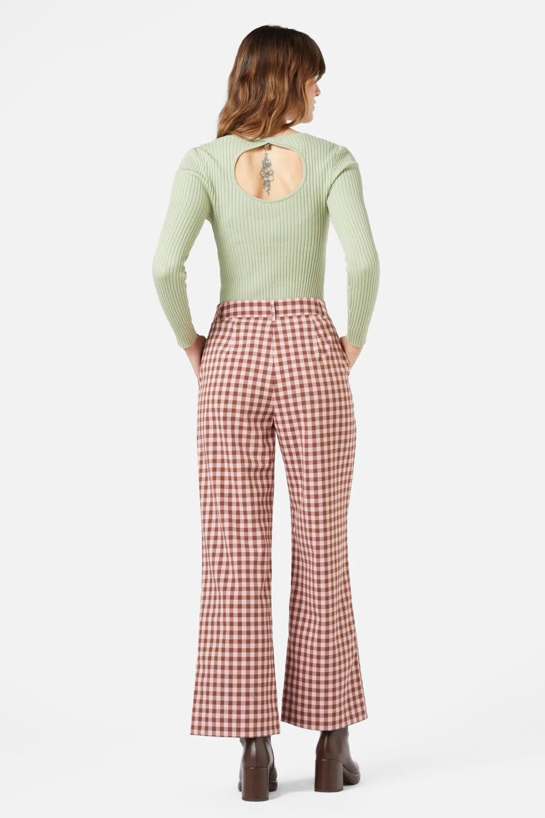 Gelati Gingham Print Pant