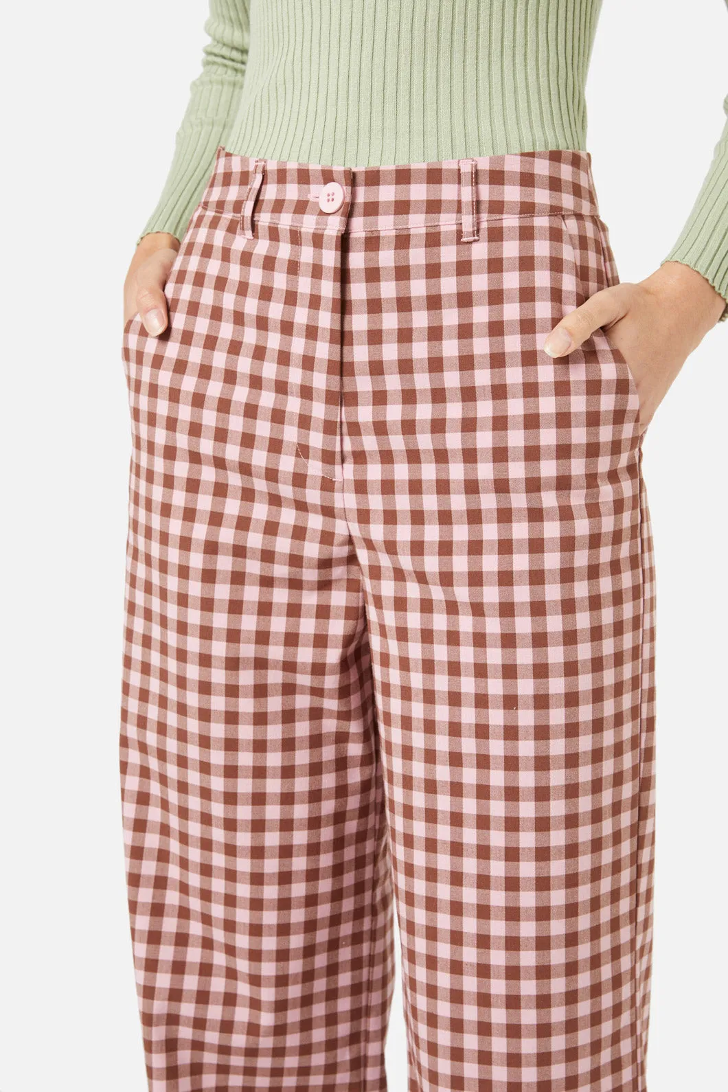 Gelati Gingham Print Pant