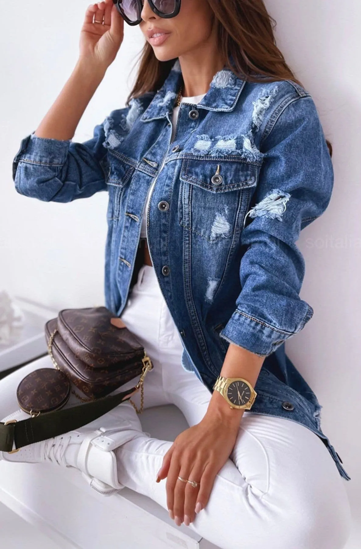 Gia Longline Denim Jacket