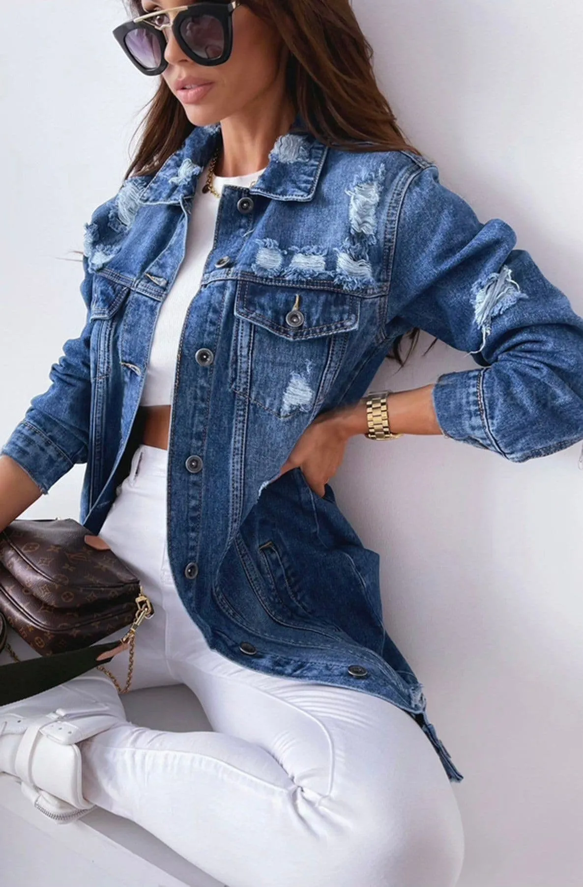 Gia Longline Denim Jacket