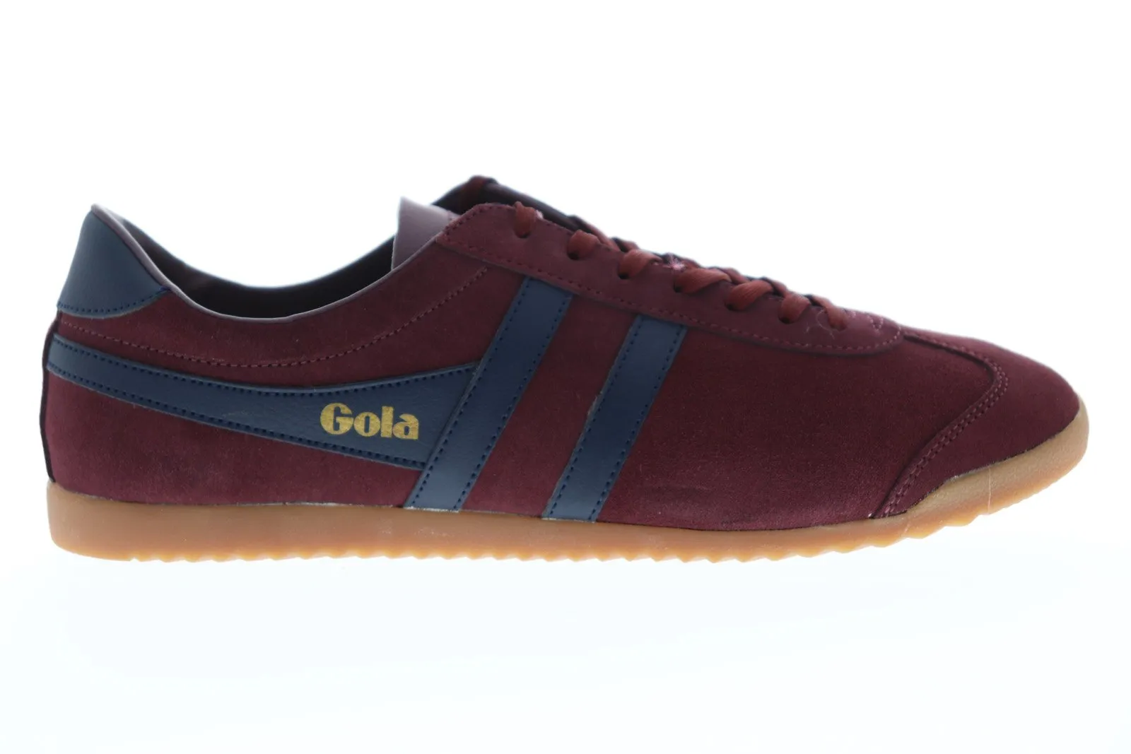 Gola Bullet Suede Burgundy Lace Up Sneakers