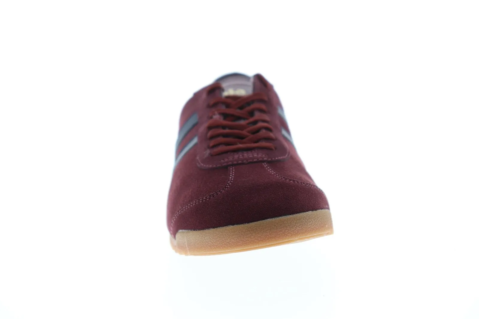 Gola Bullet Suede Burgundy Lace Up Sneakers