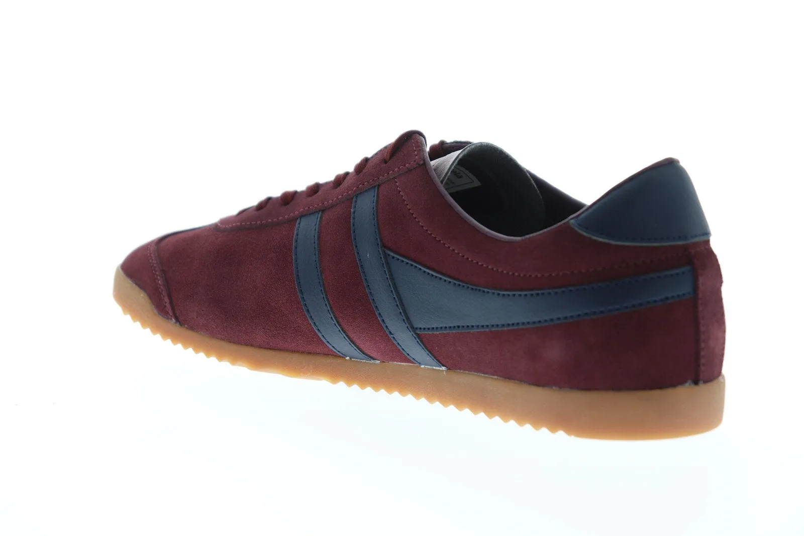 Gola Bullet Suede Burgundy Lace Up Sneakers