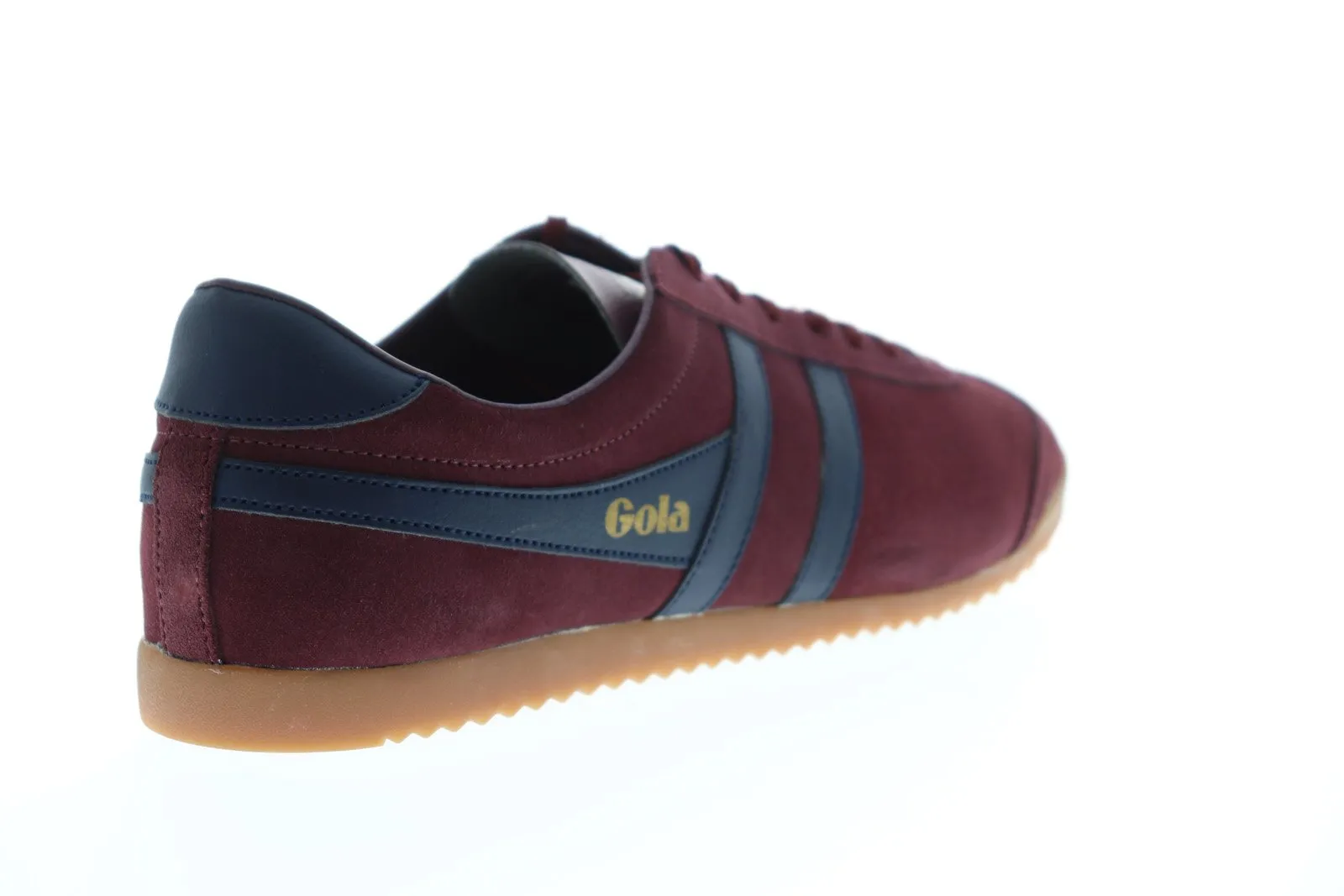 Gola Bullet Suede Burgundy Lace Up Sneakers