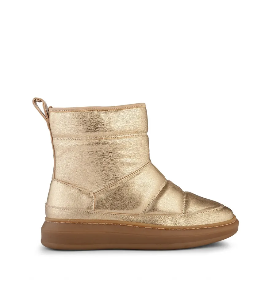 Gold Metallic Moon Boots