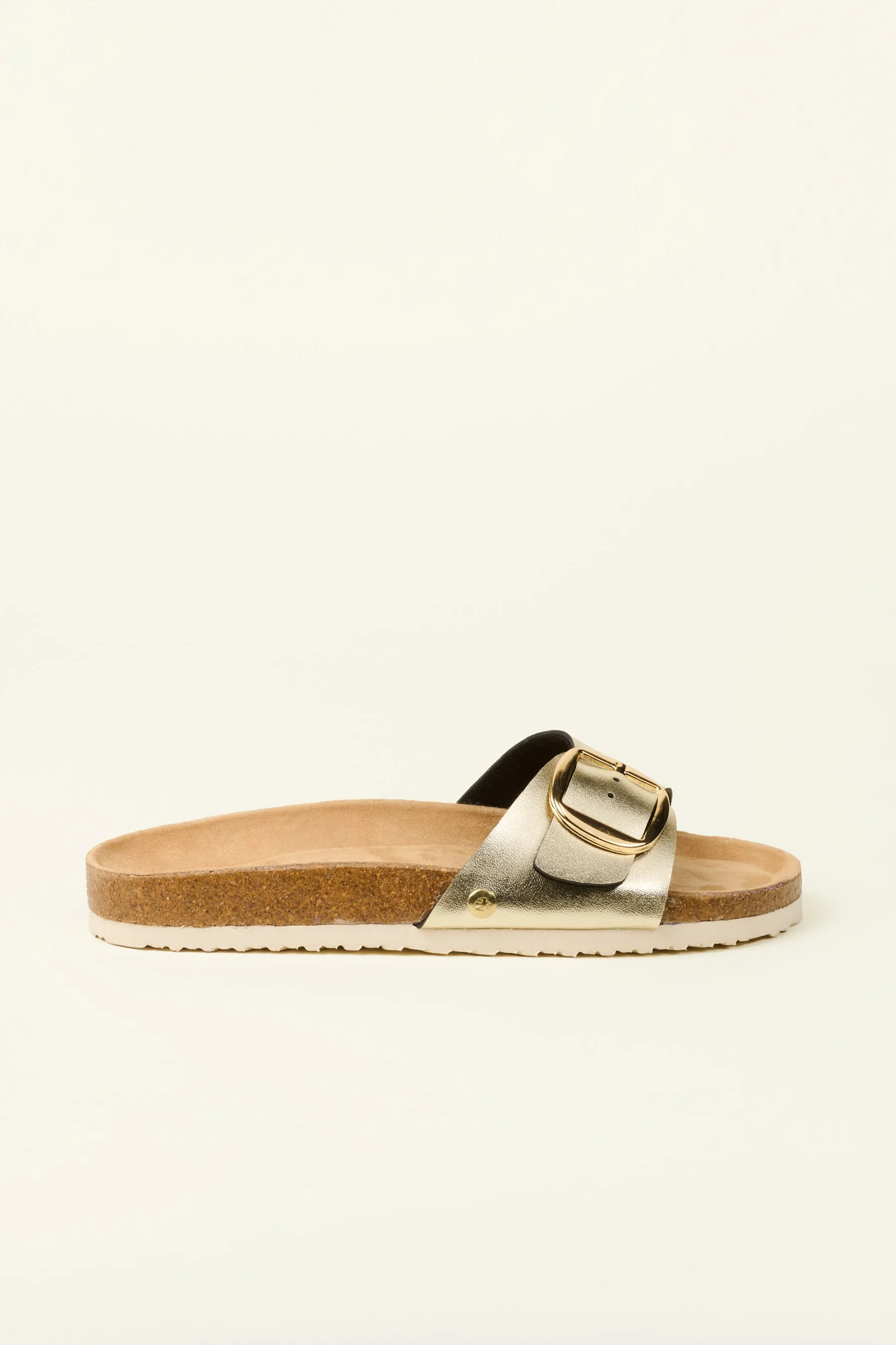 Golden Strap Sandal