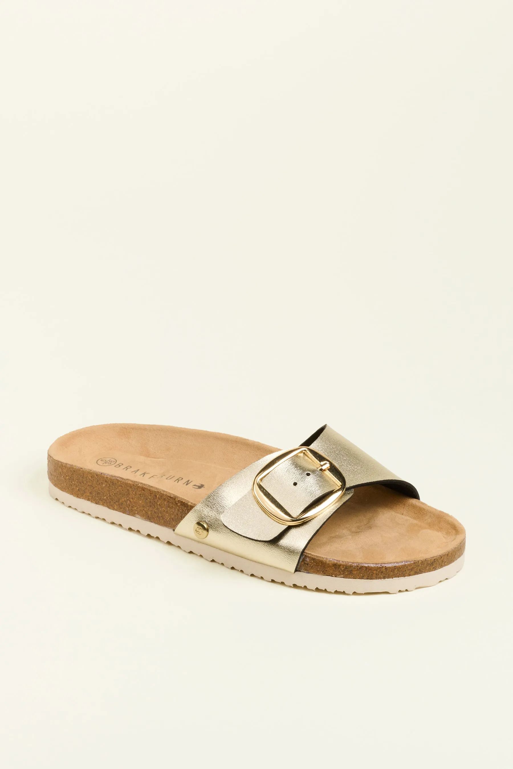 Golden Strap Sandal