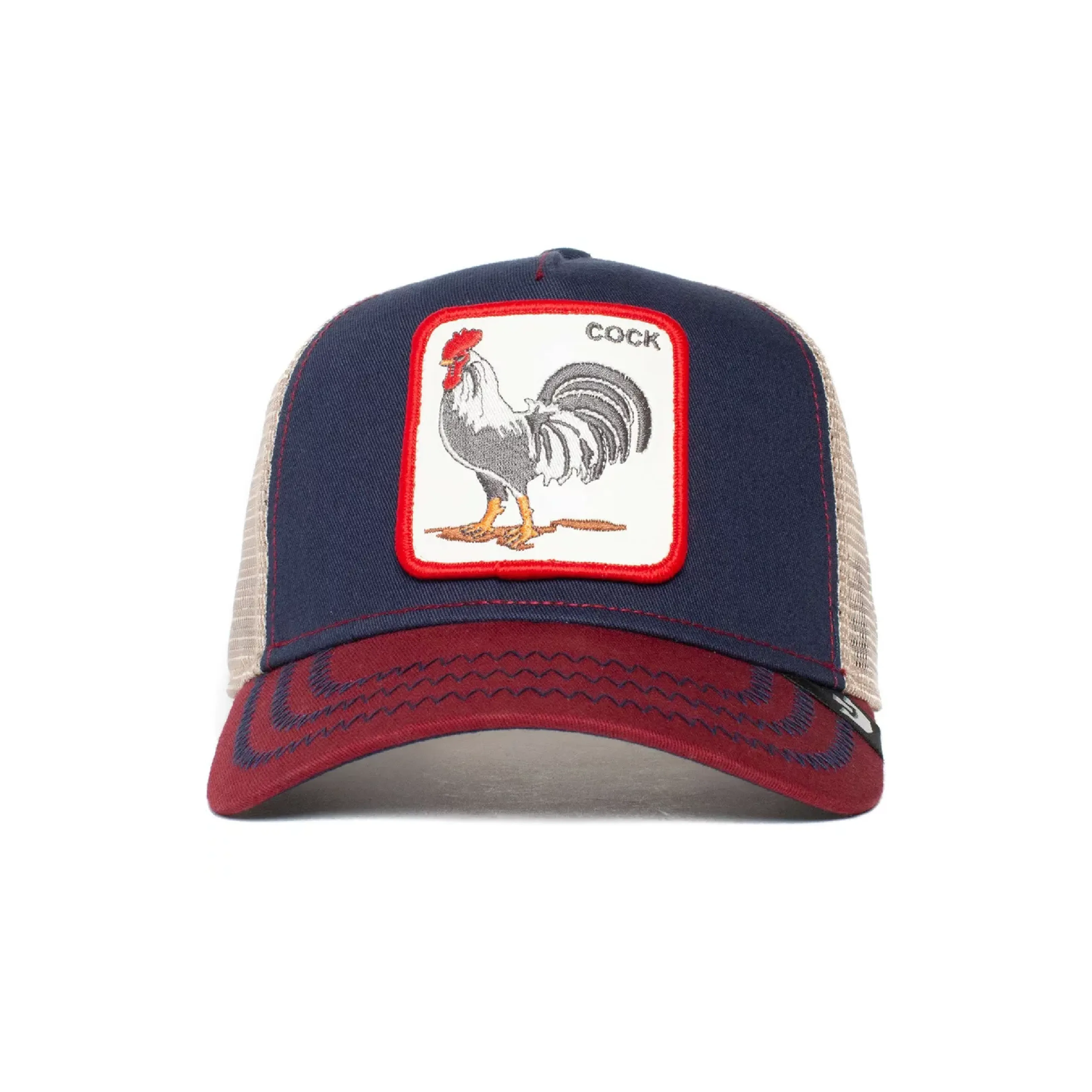 Navy Red Goorin Bros Baseball Cap The Cock