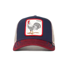 Navy Red Goorin Bros Baseball Cap The Cock