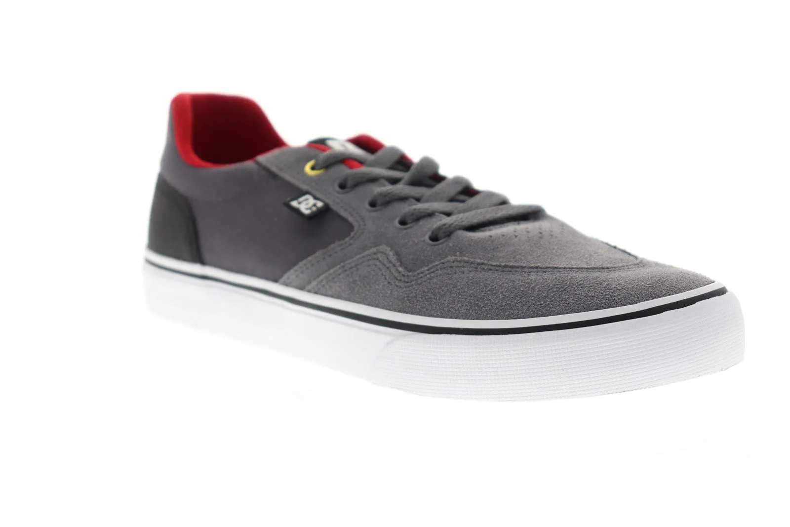 Gray Suede Men's Lace Up Skate Sneakers by DC Shoes