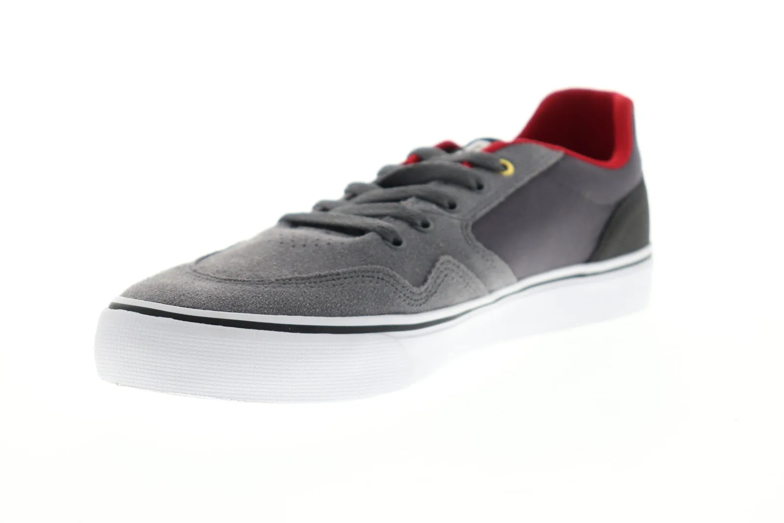 Gray Suede Men's Lace Up Skate Sneakers by DC Shoes