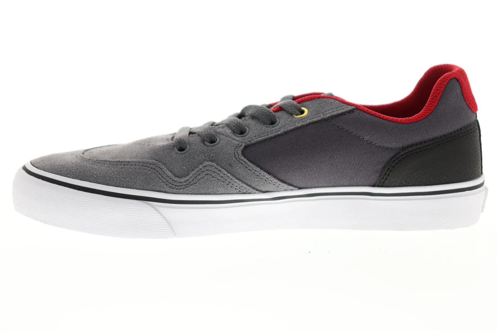 Gray Suede Men's Lace Up Skate Sneakers by DC Shoes