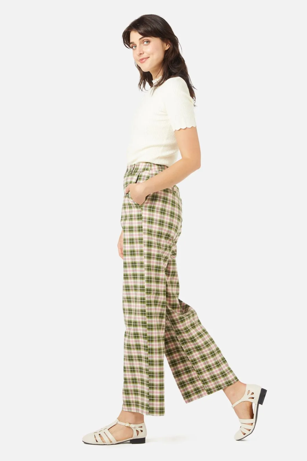 Hazel Checkered Pants