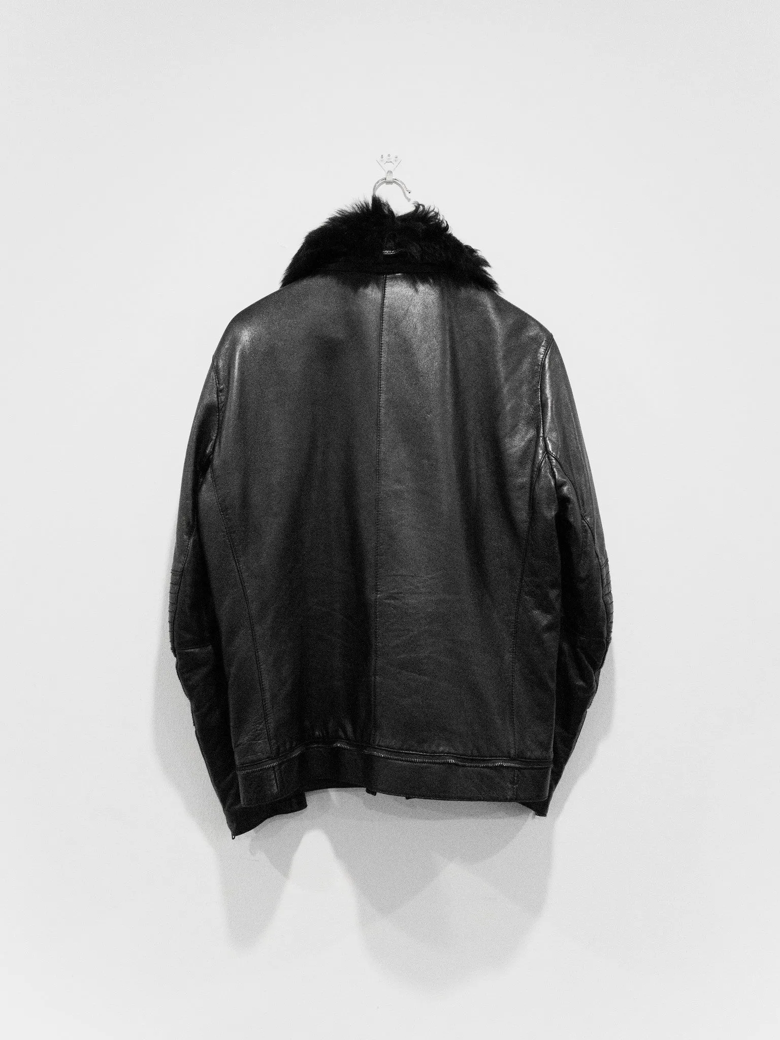 Helmut Lang Lamb Leather Biker Jacket - AW99 Astro Style