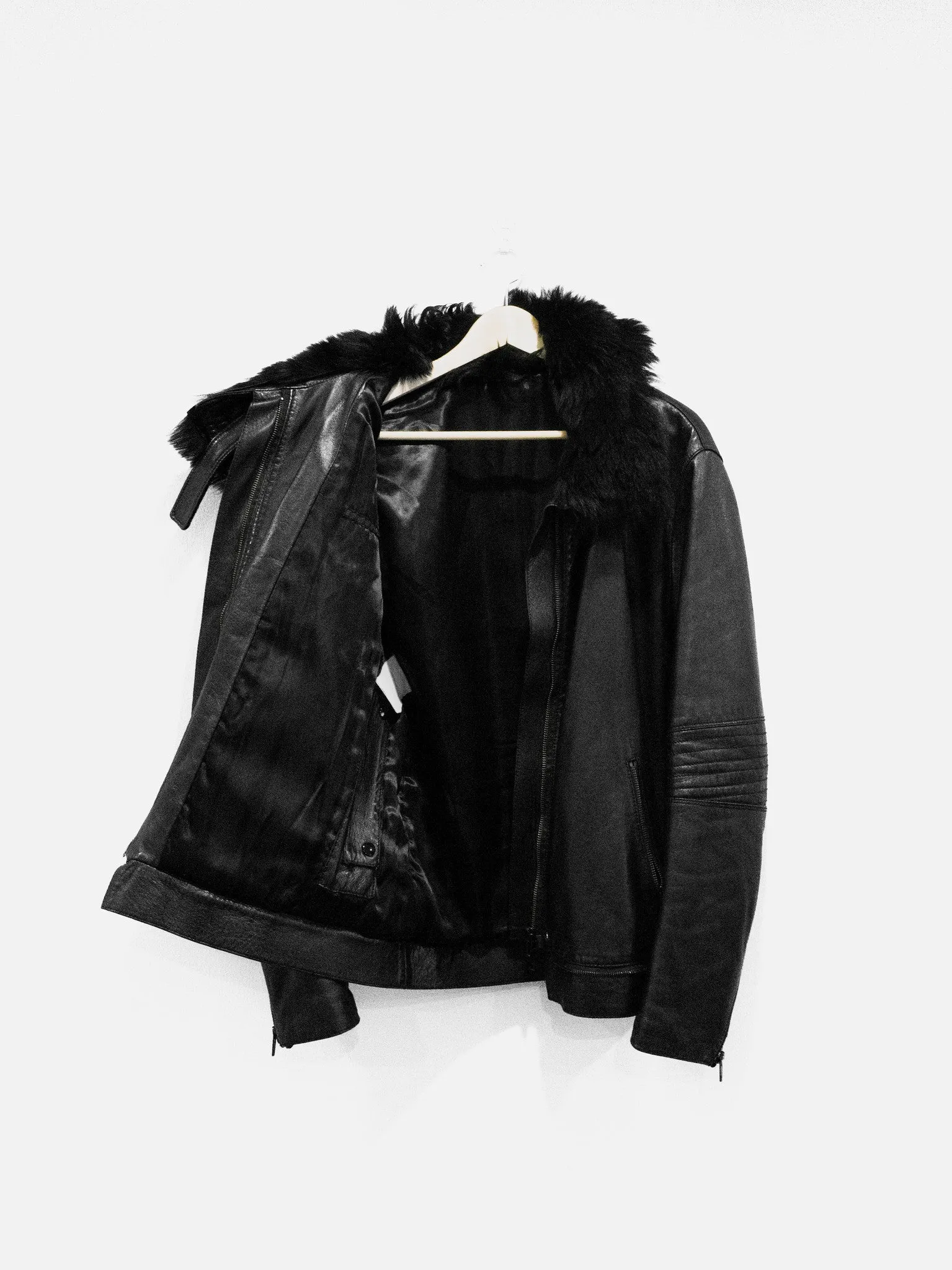 Helmut Lang Lamb Leather Biker Jacket - AW99 Astro Style