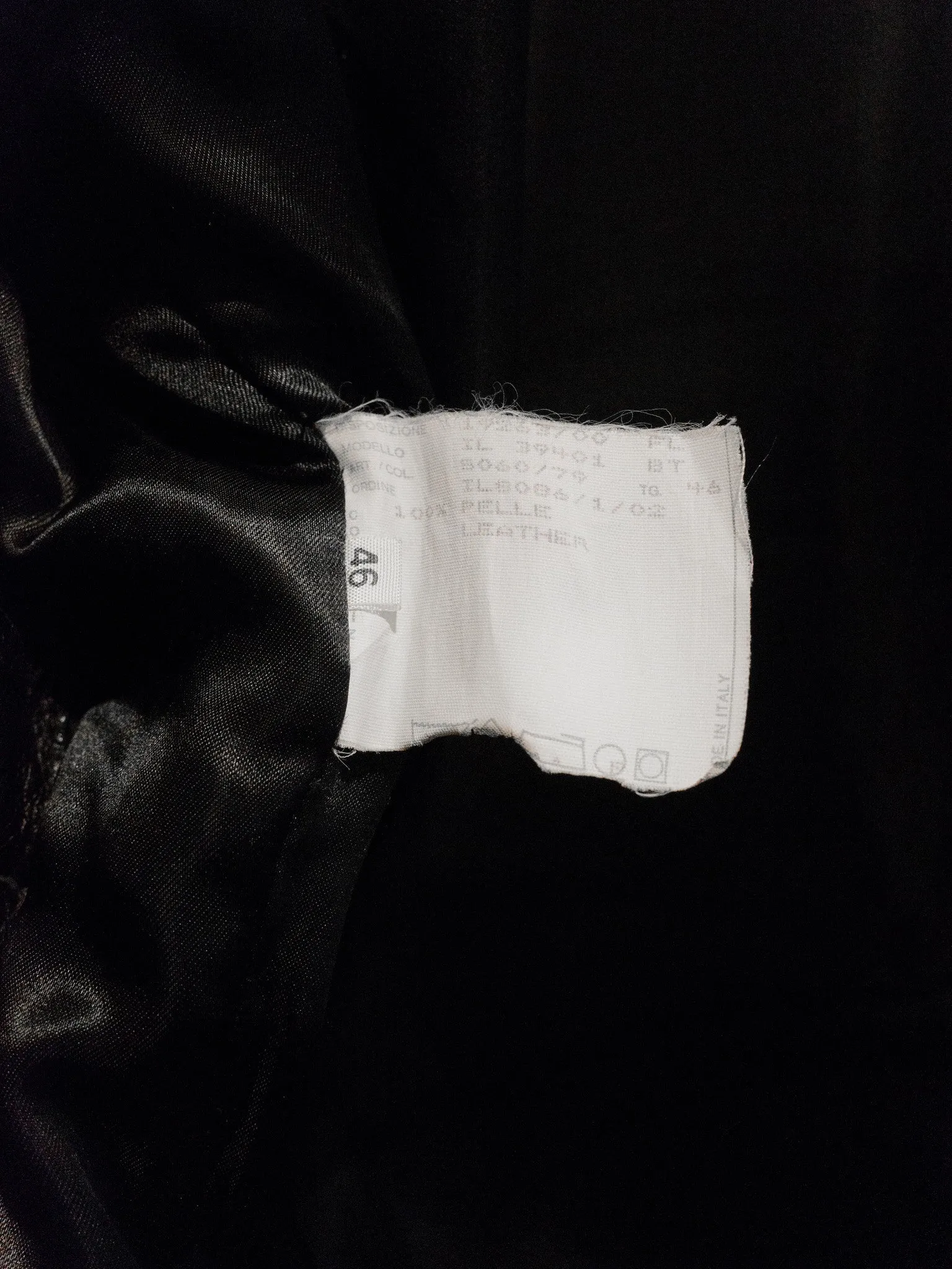 Helmut Lang Lamb Leather Biker Jacket - AW99 Astro Style