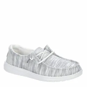 HEYDUDE WOMENS WENDY KNIT SLIP ON SNEAKER