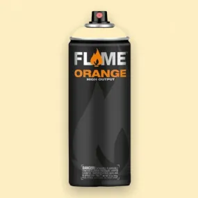 High Output Spray Paint Vanilla 400ml Can - Flame Orange