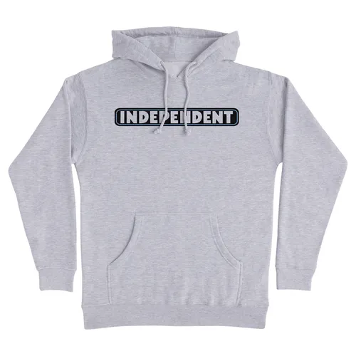 Independent Truck Co Grey Heather Hoodie with Bar Logo