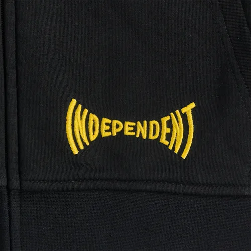 Independent Trucks Skateboard Hoody Zip Sweatshirt - Black