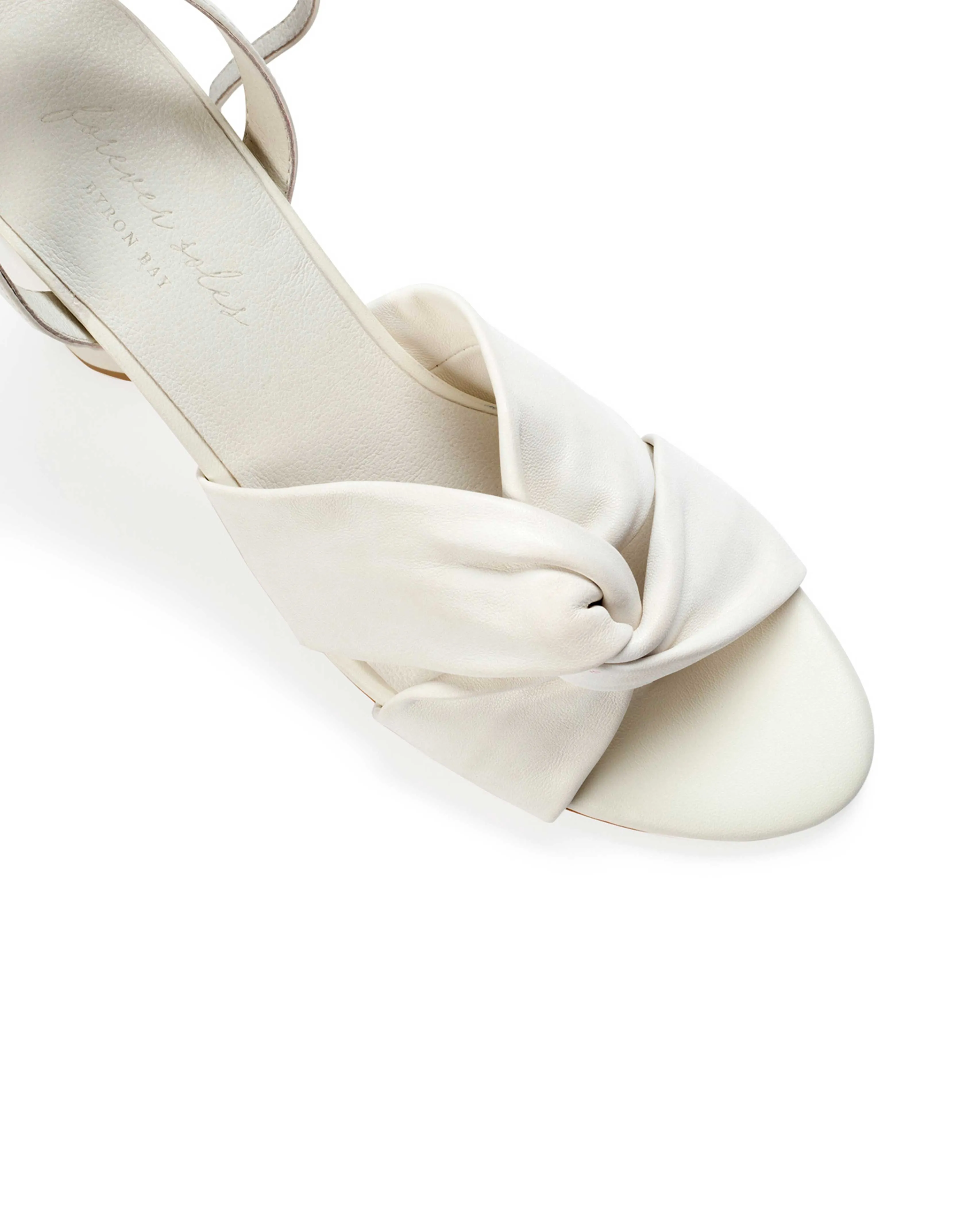 IVORY Leather Wedding Sandals - Destiny Collection - On Sale Now!