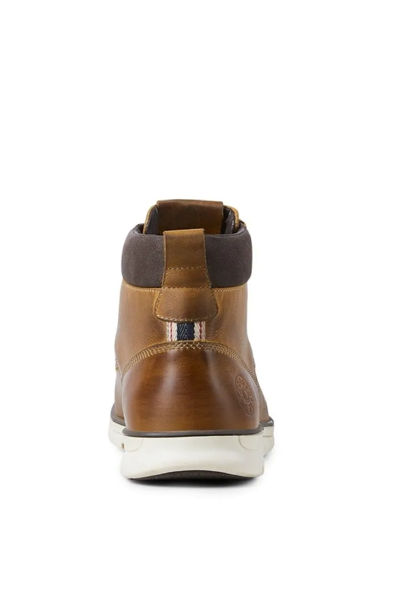 Jack Jones Tubar Leather Boots Honey