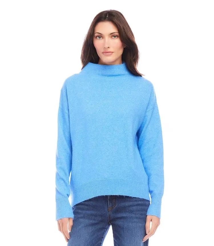 Karen Kane High Neck Knit Sweater