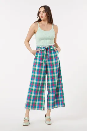 Karla Checkered Trousers