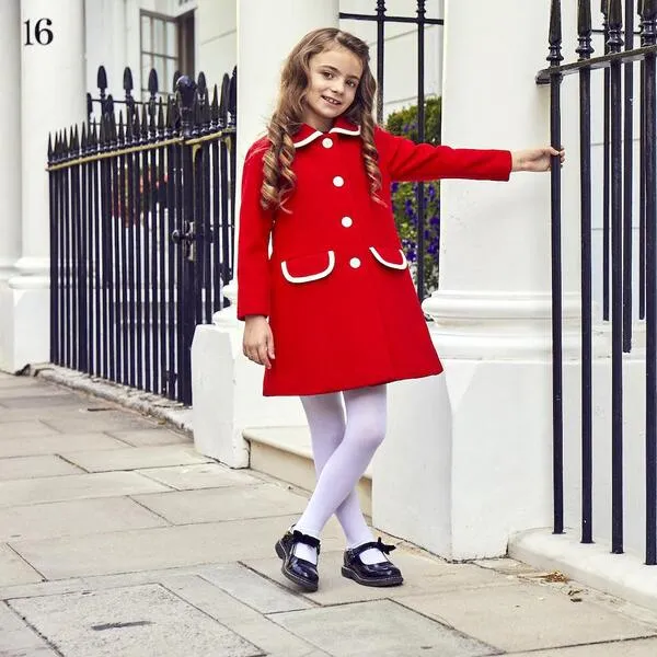 Kensington Coat in Pillar Box Red