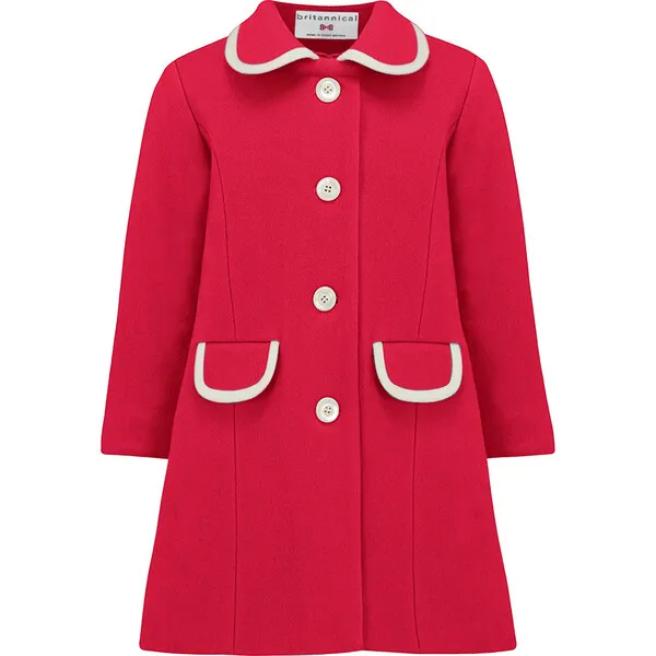 Kensington Coat in Pillar Box Red